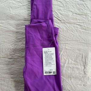 NWT Lululemon wundertrain 28” moonlit magenta leggings sz 6